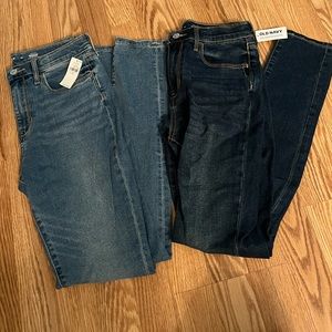 2 pairs size 14 Old Navy Rockstar Jeggings